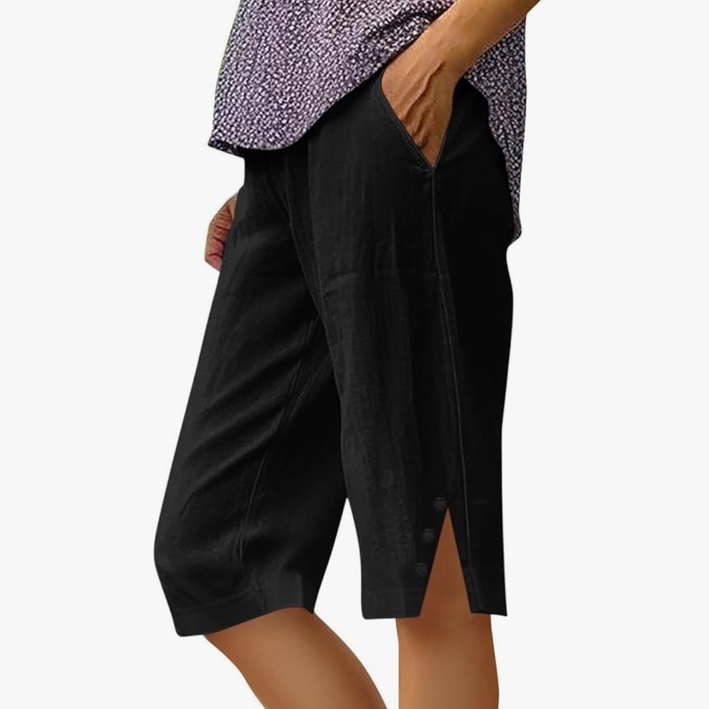 Black Casual Shorts